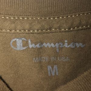 Olive green champion t-shirt